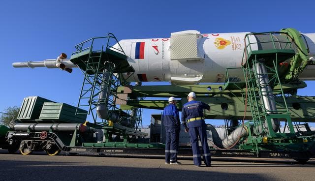 NASA image: Expedition 68 Soyuz Rollout