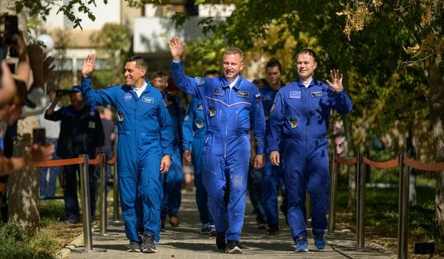 NASA image: Expedition 68 Cosmonaut Hotel Depatrure