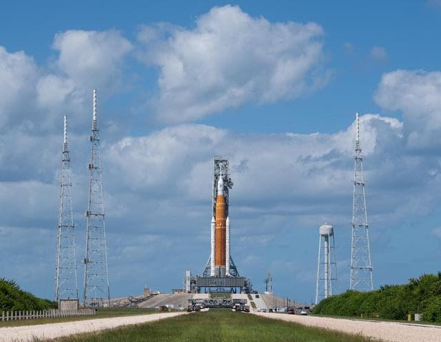 NASA image: Artemis I Rollback Preparations