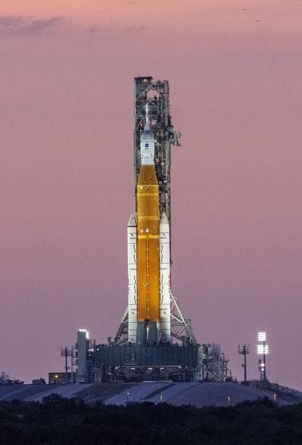 NASA image: Artemis I Rollback Preparations