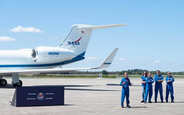 NASA image: NASA’s SpaceX Crew-5 Crew Arrival for Prelaunch Activities
