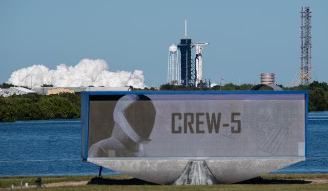 NASA image: NASA’s SpaceX Crew-5 Final Prelaunch Engine Firing Test