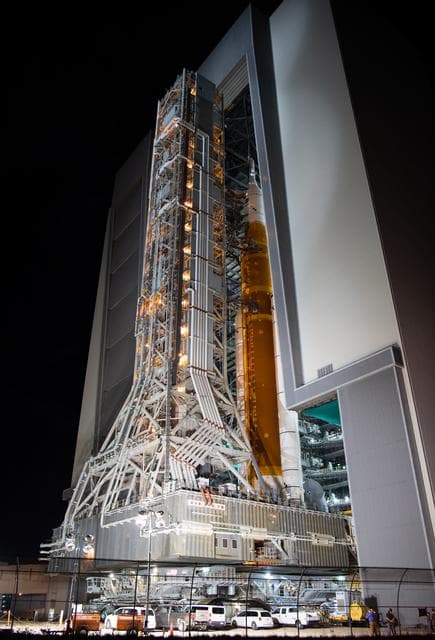 NASA image: Artemis I Rollout