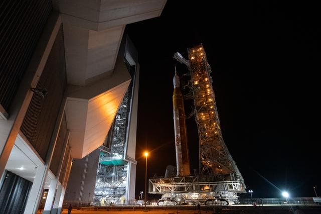NASA image: Artemis I Rollout