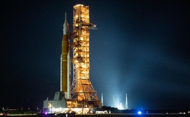 NASA image: Artemis I Rollout
