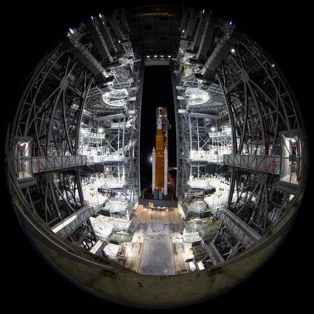 NASA image: Artemis I Rollout