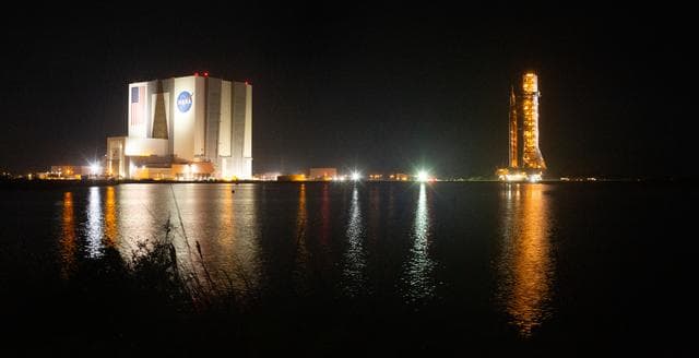 NASA image: Artemis I Rollout