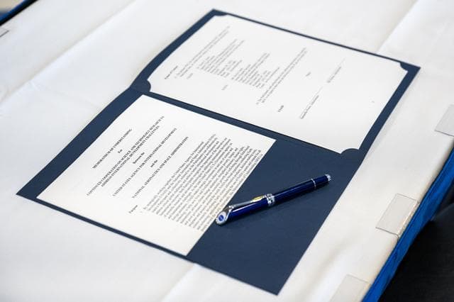 NASA image: NASA-USAID MoU Signing Ceremony