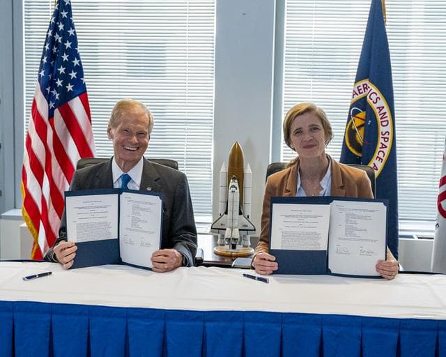 NASA image: NASA-USAID MoU Signing Ceremony