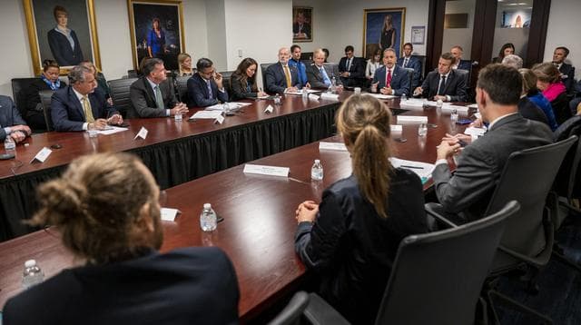 NASA image: Vice President Harris and French President Macron meet at NASA H
