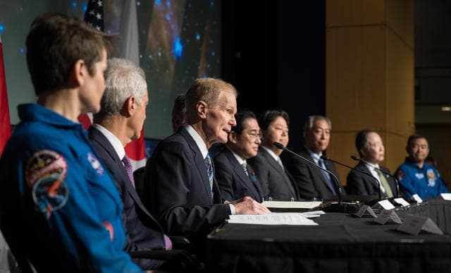 NASA image: U. S. and Japan Space Agreement Signing