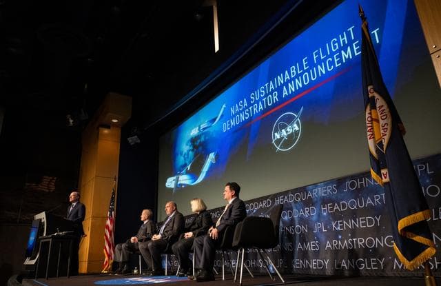 NASA image: Sustainable Flight Demonstrator Project Announcement