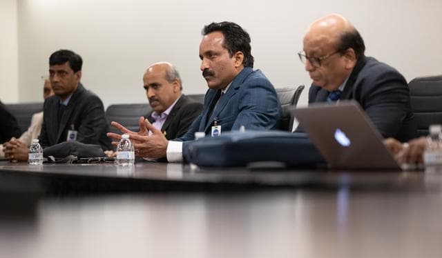 NASA image: NASA Administrator and Deputy Administrator Meet with ISRO Chair