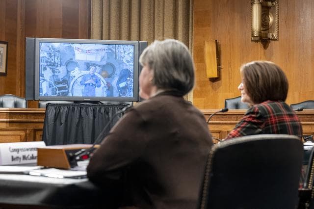 NASA image: Astronaut Nicole Mann Downlink with Members of Congress