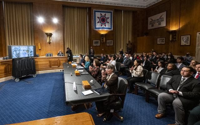 NASA image: Astronaut Nicole Mann Downlink with Members of Congress