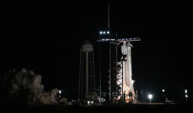 NASA image: NASA’s SpaceX Crew-6 Final Prelaunch Engine Firing Test