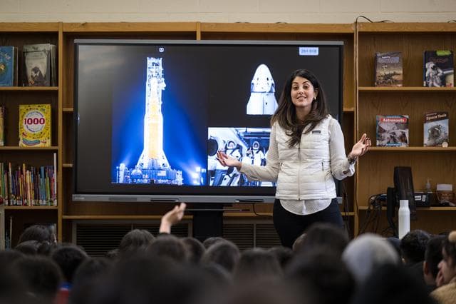 NASA image: Diana Trujillo at Rolling Terrace E.S.