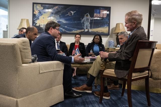 NASA image: NASA Leadership Meets with Delegation from Israel