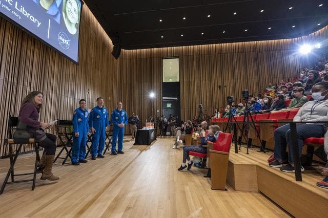 NASA image: NASA’s Crew-4 Q&A With Students at Martin Luther King Jr Memor