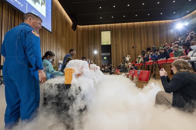 NASA image: NASA’s Crew-4 Q&A With Students at Martin Luther King Jr Memor