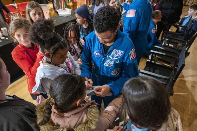 NASA image: NASA’s Crew-4 Q&A With Students at Martin Luther King Jr Memor