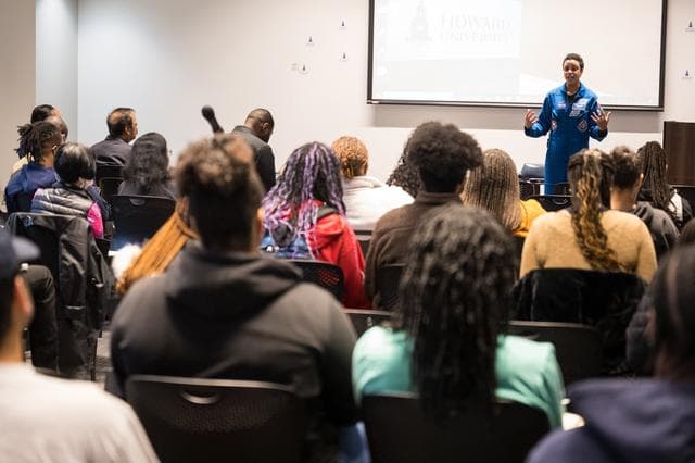 NASA image: Astronaut Jessica Watkins at Howard University