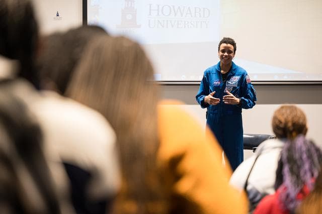 NASA image: Astronaut Jessica Watkins at Howard University