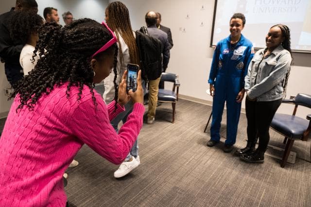 NASA image: Astronaut Jessica Watkins at Howard University