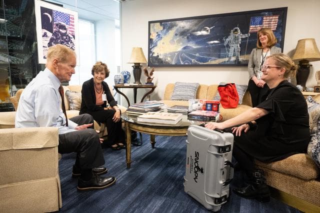 NASA image: NASA Administrator Meets with Jeannie Schulz