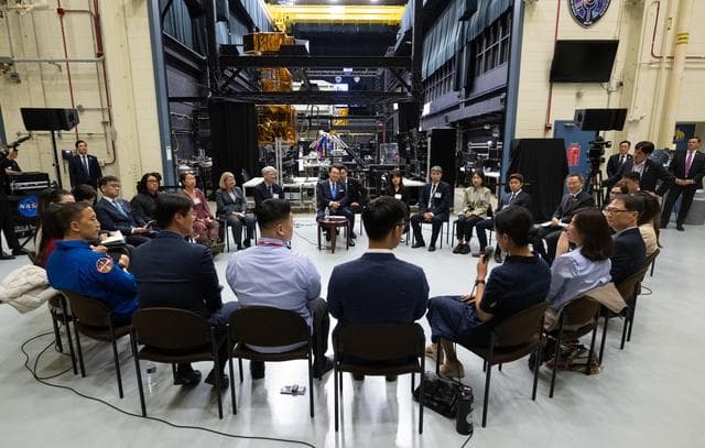 NASA image: President Yoon at GSFC