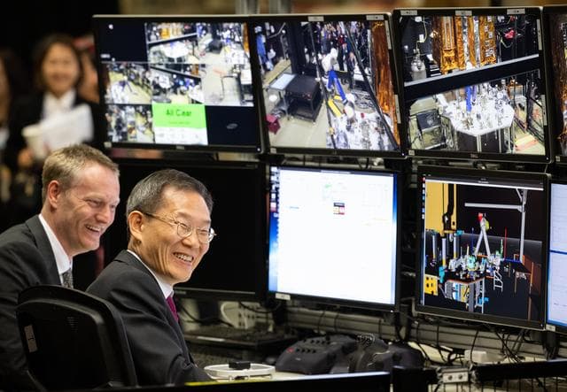 Vice President Harris and President Yoon at GSFC