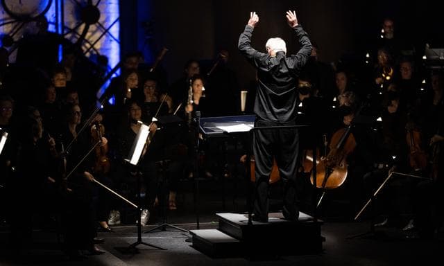 NASA image: National Philharmonic Performs Cosmic Cycles: A Space Symphony