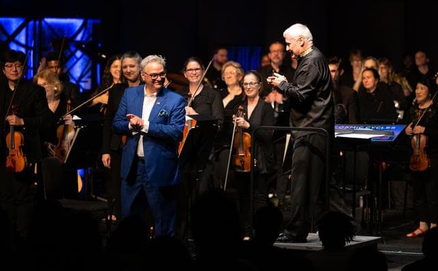 NASA image: National Philharmonic Performs Cosmic Cycles: A Space Symphony