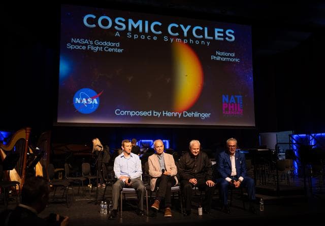 NASA image: National Philharmonic Performs Cosmic Cycles: A Space Symphony
