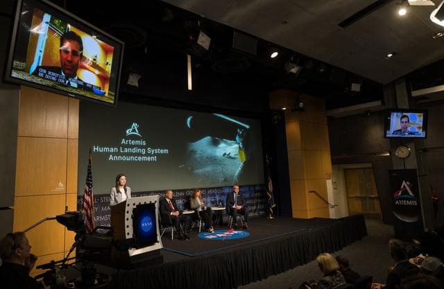 NASA image: Artemis Human Landing System Announcement
