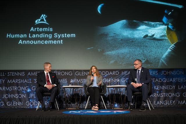 NASA image: Artemis Human Landing System Announcement