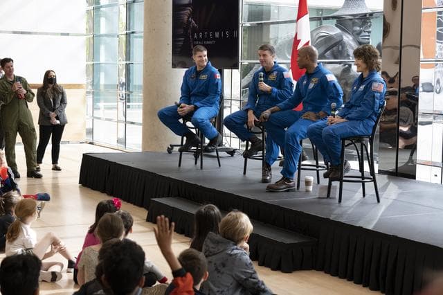 NASA image: Artemis II Crew Canadian Embassy Workforce Event
