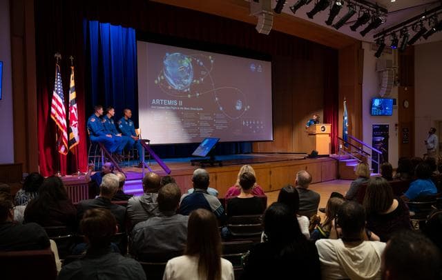 NASA image: Artemis II Crew at GSFC
