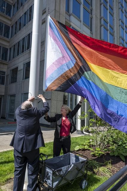 NASA image: Pride Progress Flag Raising Ceremony at NASA HQ