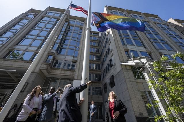 NASA image: Pride Progress Flag Raising Ceremony at NASA HQ