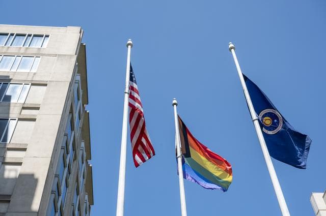 NASA image: Pride Progress Flag Raising Ceremony at NASA HQ
