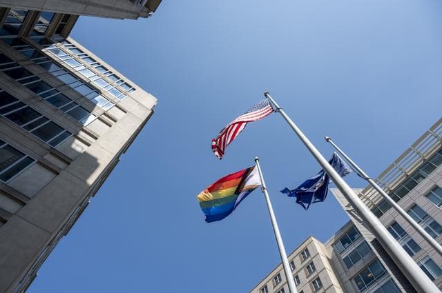 NASA image: Pride Progress Flag Raising Ceremony at NASA HQ