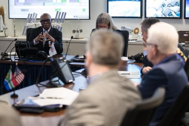 NASA image: Meeting with Western Cape Government’s Alan Winde