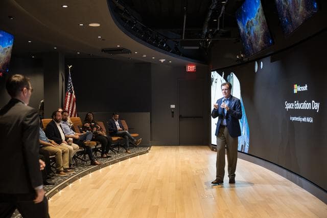 NASA image: Microsoft and NASA Space Education Day