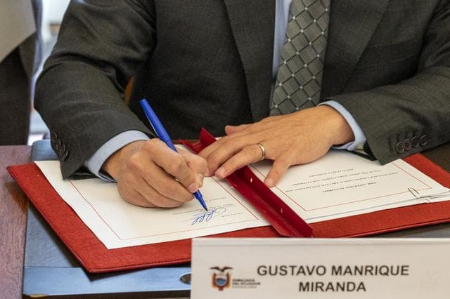 NASA image: Ecuador Artemis Accords Signing