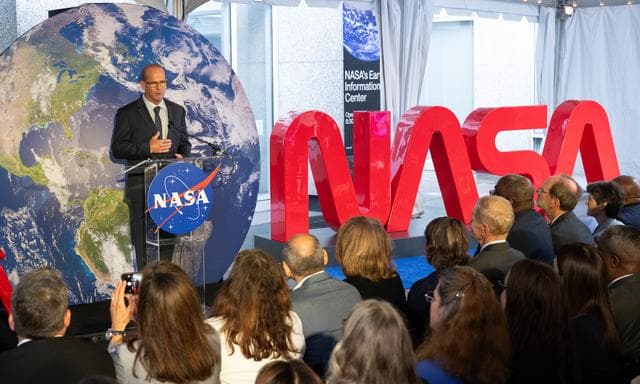 NASA image: NASA’s Earth Information Center Ribbon Cutting