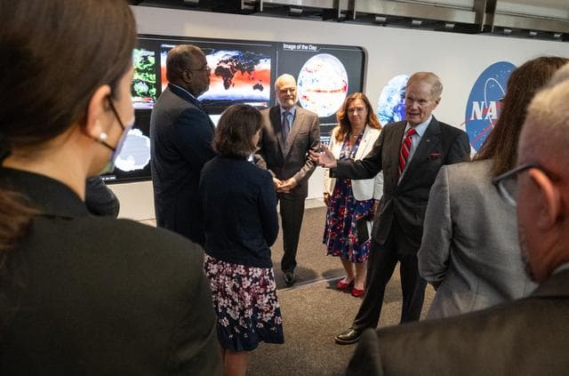 NASA image: NASA’s Earth Information Center Ribbon Cutting