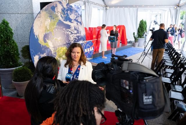 NASA image: NASA’s Earth Information Center Ribbon Cutting