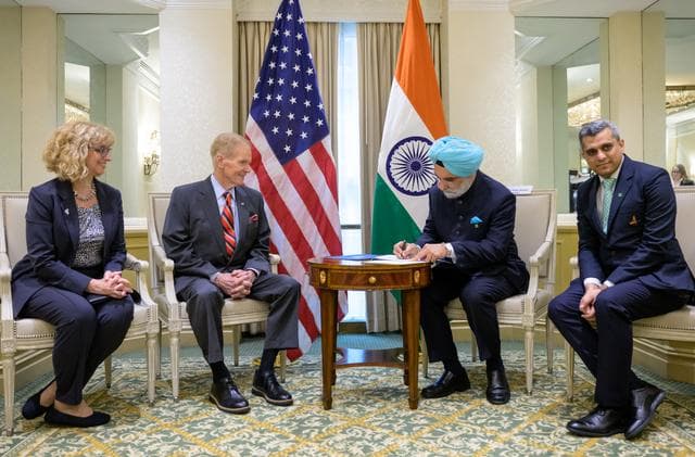 NASA image: India Artemis Accords Signing