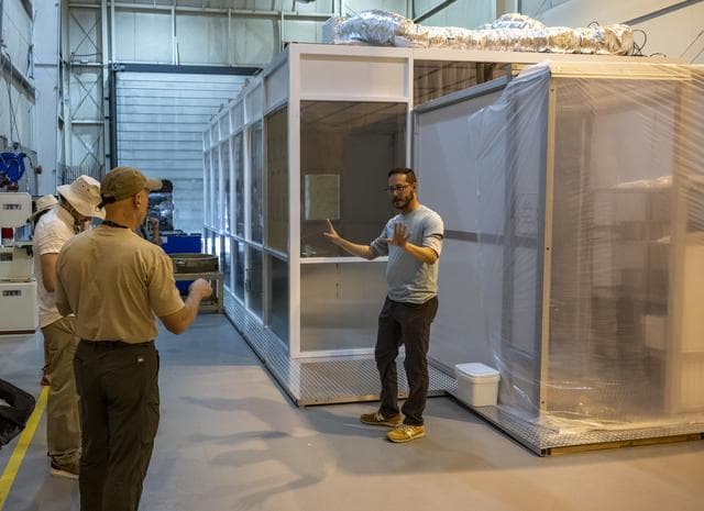 NASA image: OSIRIS-REx Sample Return Training